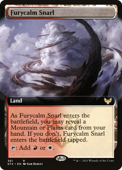 Furycalm Snarl (Extended Art) [Strixhaven: School of Mages]-1