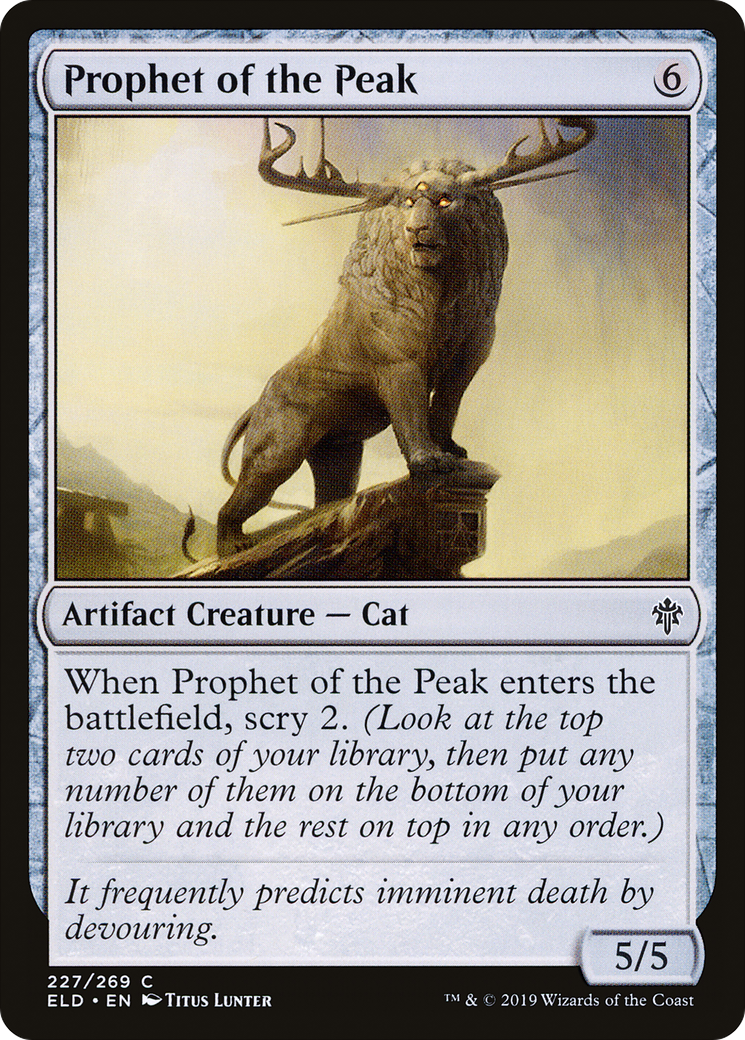 Prophet of the Peak [Throne of Eldraine]-1