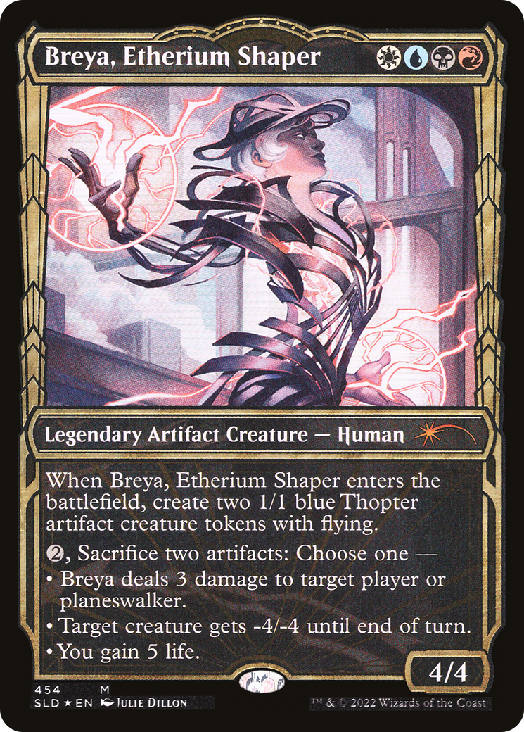 Breya, Etherium Shaper (Showcase Gilded Foil) [Secret Lair Drop Series]-1