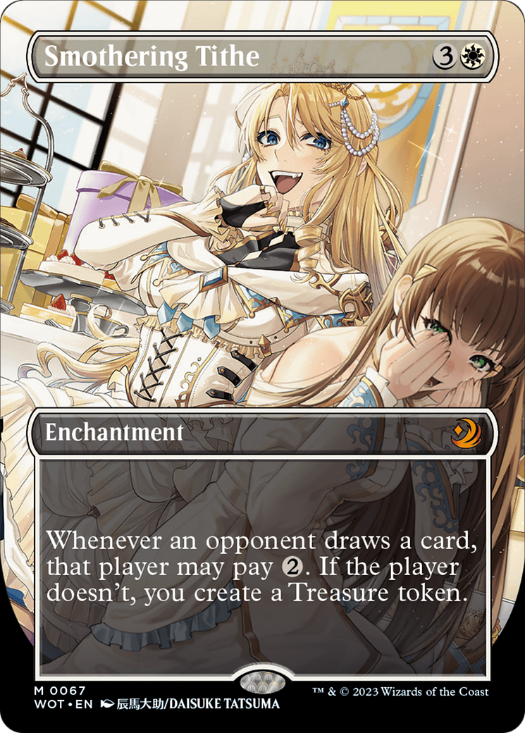 Smothering Tithe (Anime Borderless) [Wilds of Eldraine: Enchanting Tales]-1