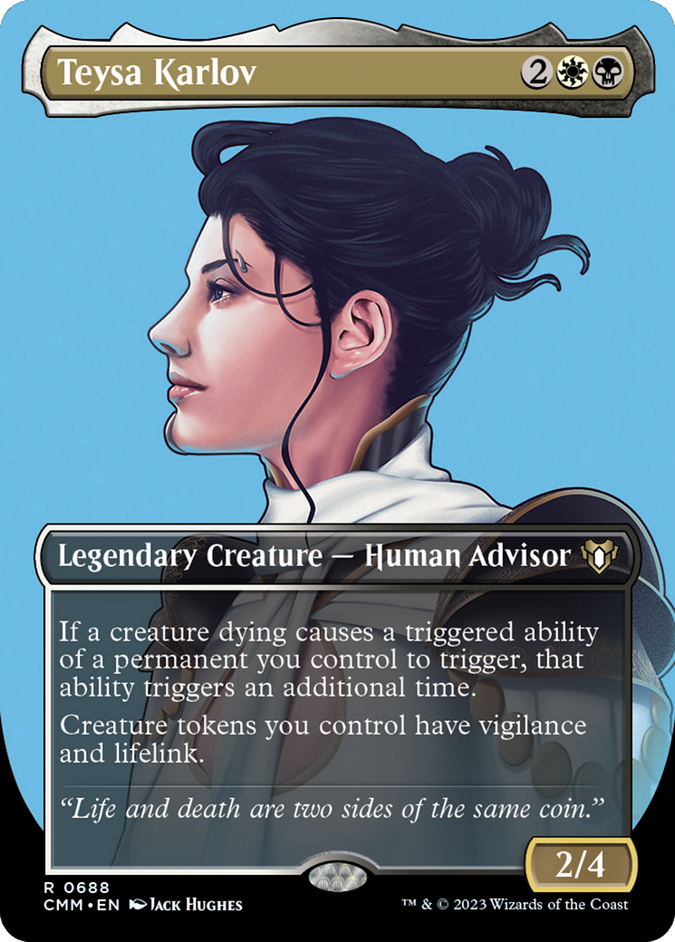 Teysa Karlov (Borderless Profile) [Commander Masters]-1