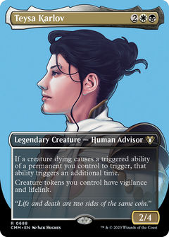 Teysa Karlov (Borderless Profile) [Commander Masters]-1