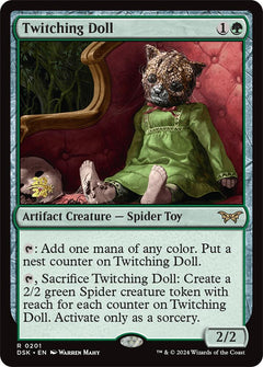 Twitching Doll [Duskmourn: House of Horror Prerelease Promos]-5