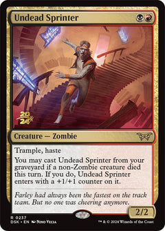 Undead Sprinter [Duskmourn: House of Horror Prerelease Promos]-1