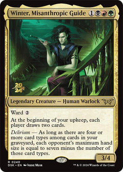Winter, Misanthropic Guide [Duskmourn: House of Horror Prerelease Promos]-5