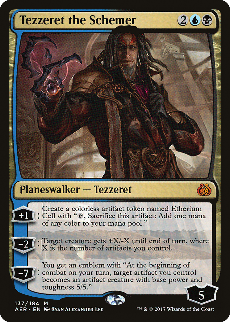 Tezzeret the Schemer [Aether Revolt]-1
