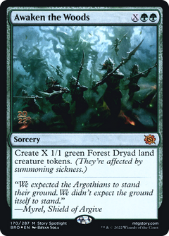 Awaken the Woods [The Brothers' War Prerelease Promos]-1