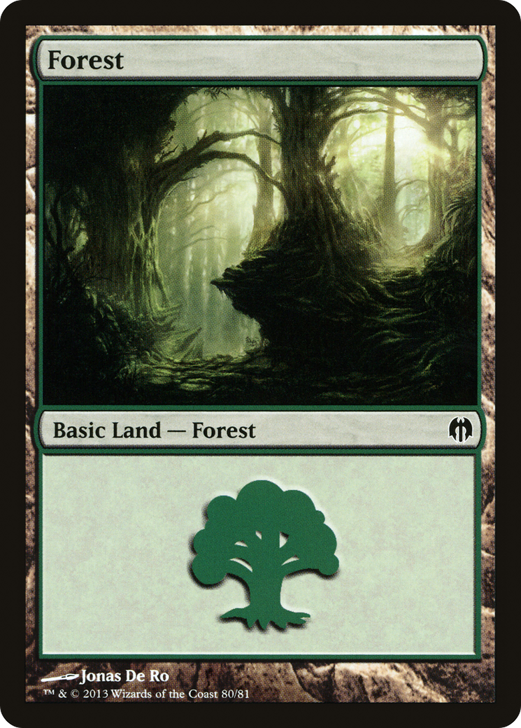 Forest (80) [Duel Decks: Heroes vs. Monsters]-1