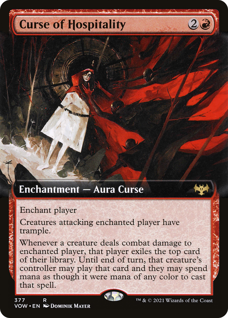 Curse of Hospitality (Extended Art) [Innistrad: Crimson Vow]-1