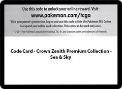 Code Card - Sea & Sky Premium Collection  Crown Zenith - Code Card-1
