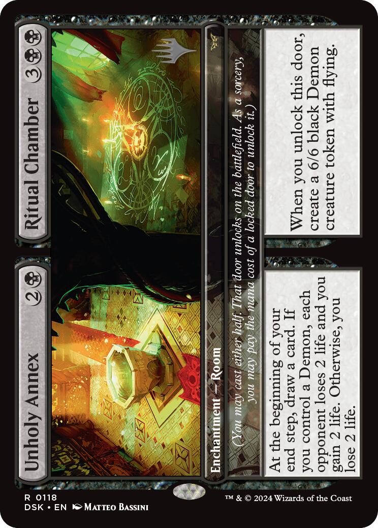 Unholy Annex // Ritual Chamber (Promo Pack) [Duskmourn: House of Horror Promos]-1