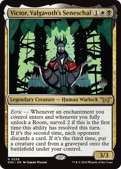 Victor, Valgavoth's Seneschal (Promo Pack) [Duskmourn: House of Horror Promos]-1
