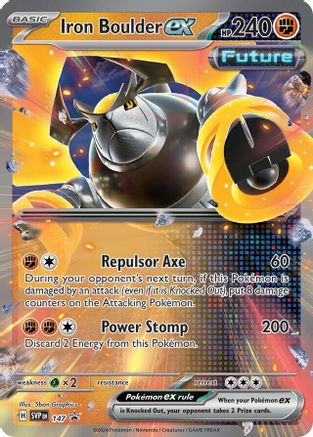 Iron Boulder ex (147) [Scarlet & Violet: Black Star Promos]-1