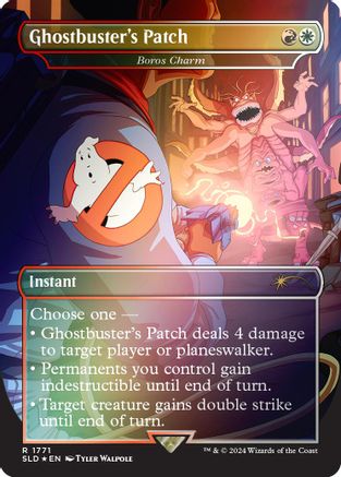 Ghostbuster's Patch - Boros Charm (Rainbow Foil) [Secret Lair Drop Series]-1