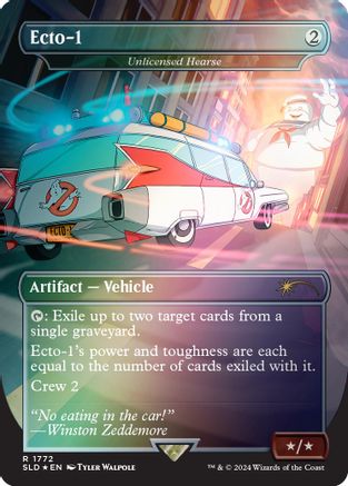 Ecto-1 - Unlicensed Hearse (Rainbow Foil) [Secret Lair Drop Series]-1