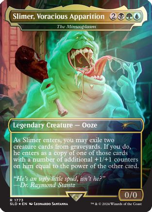 Slimer, Voracious Apparition - The Mimeoplasm (Rainbow Foil) [Secret Lair Drop Series]-1