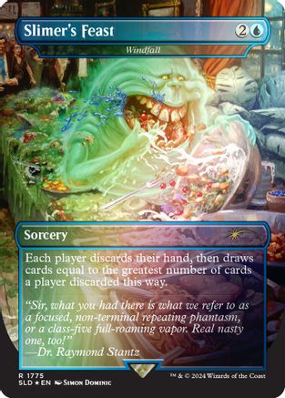 Slimer's Feast - Windfall (Rainbow Foil) [Secret Lair Drop Series]-1