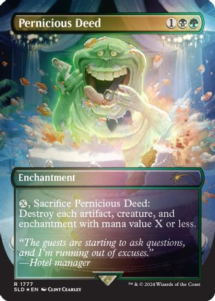 Pernicious Deed (Rainbow Foil) [Secret Lair Drop Series]-1