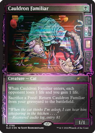 Cauldron Familiar (Rainbow Foil) [Secret Lair Drop Series]-1