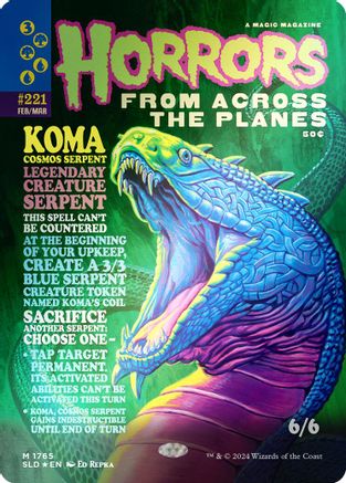 Koma, Cosmos Serpent (Rainbow Foil) [Secret Lair Drop Series]-1