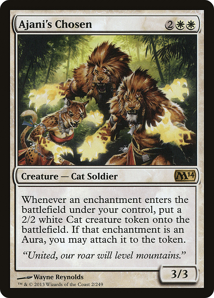 Ajani's Chosen [Magic 2014]-1