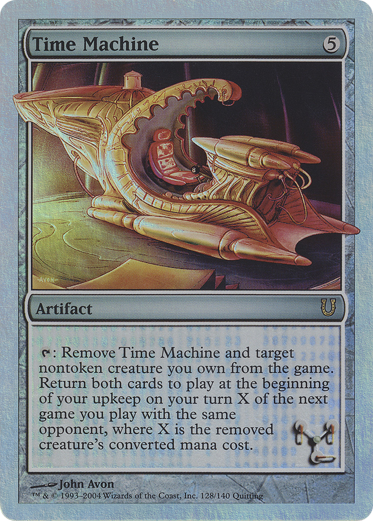 Time Machine (Alternate Foil) [Unhinged]-1