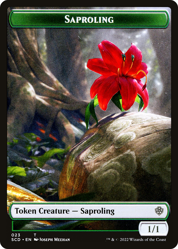 Saproling (TSCD-023) - Starter Commander Deck Tokens Foil-1