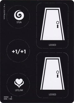Punch Card Token (1 // 2) [Duskmourn: House of Horror Tokens]-2