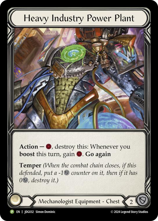 Heavy Industry Power Plant [JDG032] (Promo)  Cold Foil-1