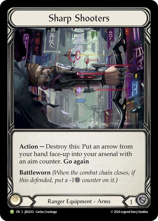 Sharp Shooters [JDG033] (Promo)  Cold Foil-1