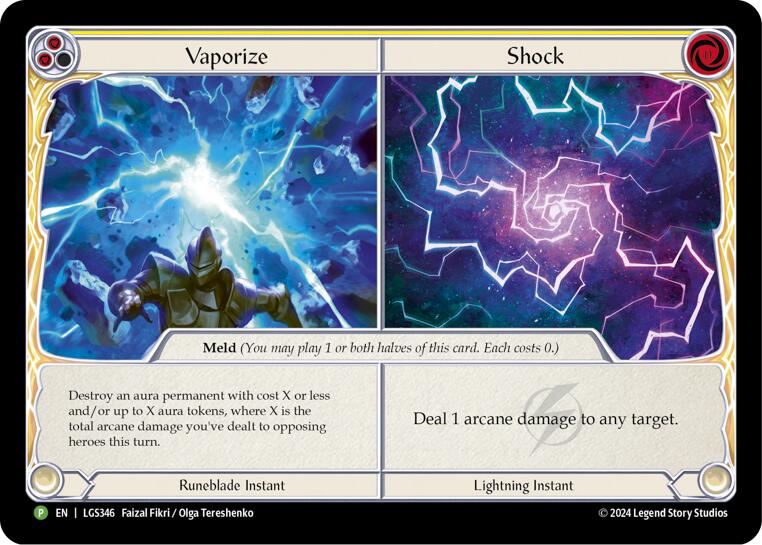 Vaporize // Shock [LGS346] (Promo)  Cold Foil-1