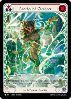 Rootbound Carapace (Red) (Extended Art) [LGS352] (Promo)  Rainbow Foil-1