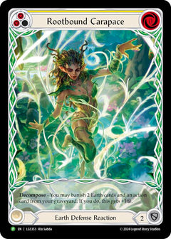 Rootbound Carapace (Yellow) (Extended Art) [LGS353] (Promo)  Rainbow Foil-1