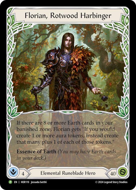 Florian, Rotwood Harbinger [HER119] (Promo)  Rainbow Foil-1
