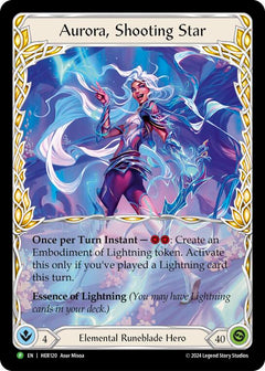 Aurora, Shooting Star [HER120] (Promo)  Rainbow Foil-1