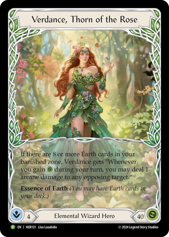 Verdance, Thorn of the Rose [HER121] (Promo)  Rainbow Foil-1