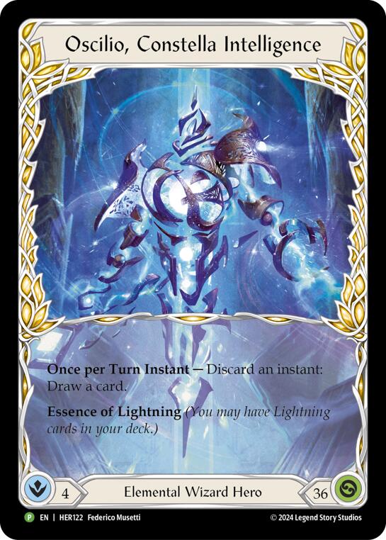 Oscilio, Constella Intelligence [HER122] (Promo)  Rainbow Foil-1