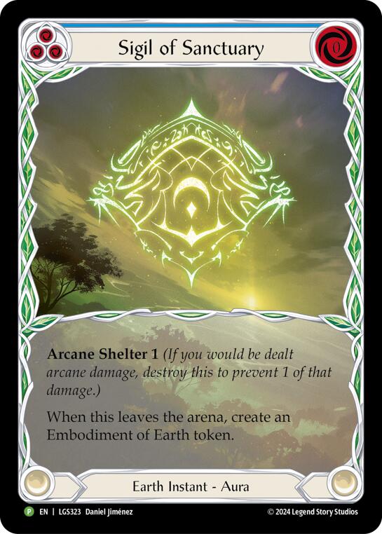 Sigil of Sanctuary (Extended Art) [LGS323] (Promo)  Rainbow Foil-1
