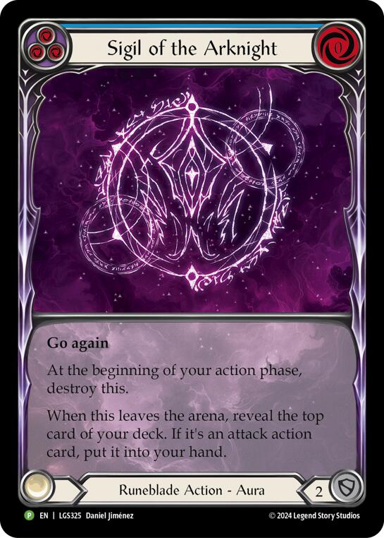 Sigil of the Arknight (Extended Art) [LGS325] (Promo)  Rainbow Foil-1