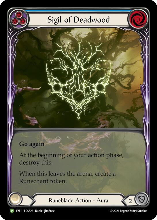 Sigil of Deadwood (Extended Art) [LGS326] (Promo)  Rainbow Foil-1