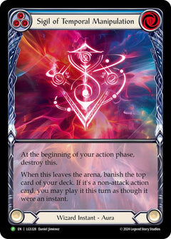 Sigil of Temporal Manipulation (Extended Art) [LGS328] (Promo)  Rainbow Foil-1