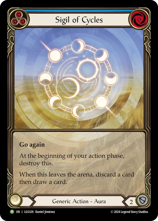 Sigil of Cycles (Extended Art) [LGS329] (Promo)  Rainbow Foil-1