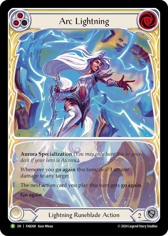 Arc Lightning (Extended Art) [FAB268] (Promo)  Rainbow Foil-1