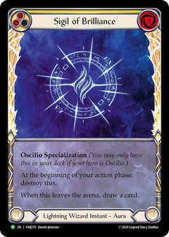 Sigil of Brilliance (Extended Art) [FAB270] (Promo)  Rainbow Foil-1