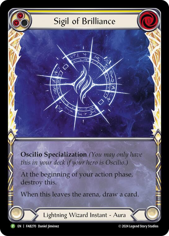 Sigil of Brilliance (Extended Art) [FAB270] (Promo)  Rainbow Foil-1
