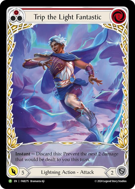 Trip the Light Fantastic (Red) (Extended Art) [FAB275] (Promo)  Rainbow Foil-1