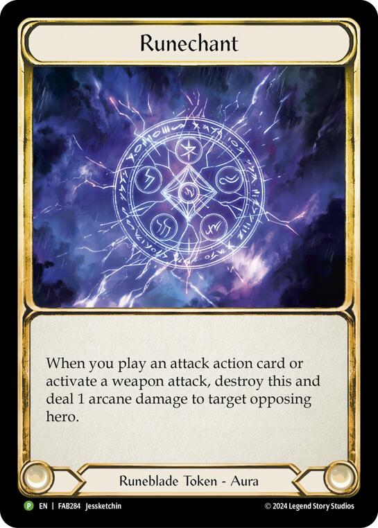 Runechant (Lightning) [FAB284] (Promo)  Cold Foil-1