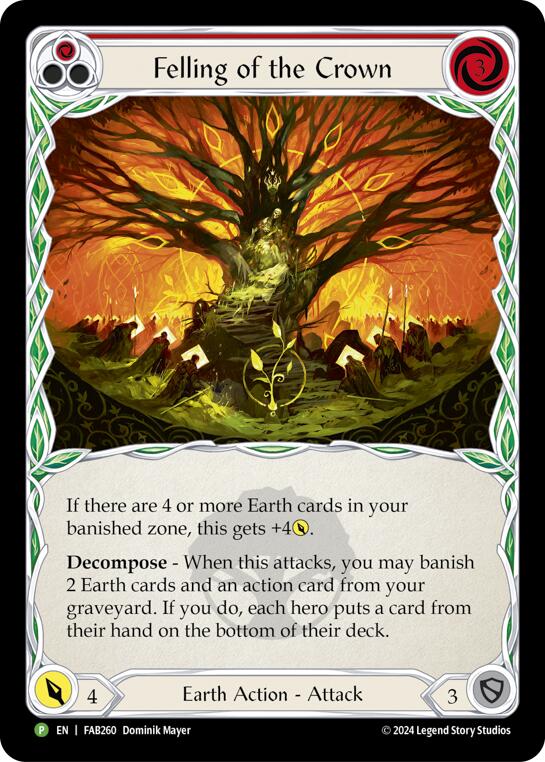 Felling of the Crown [FAB260] (Promo)  Cold Foil-1