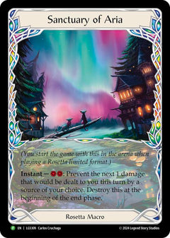 Sanctuary of Aria (Extended Art) [LGS309] (Promo)  Cold Foil-1