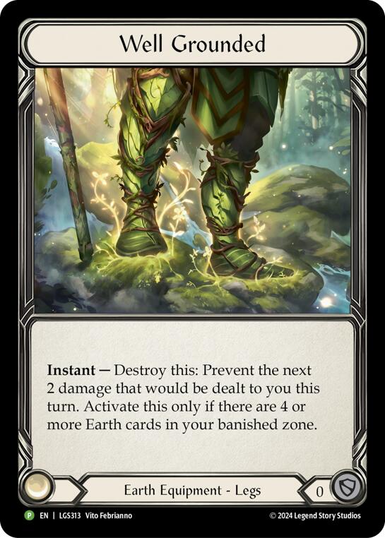 Well Grounded [LGS313] (Promo)  Rainbow Foil-1